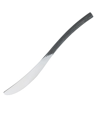 Нож столовый; сталь нерж.; L=235мм; металлич., черный Chef&Sommelier T9204