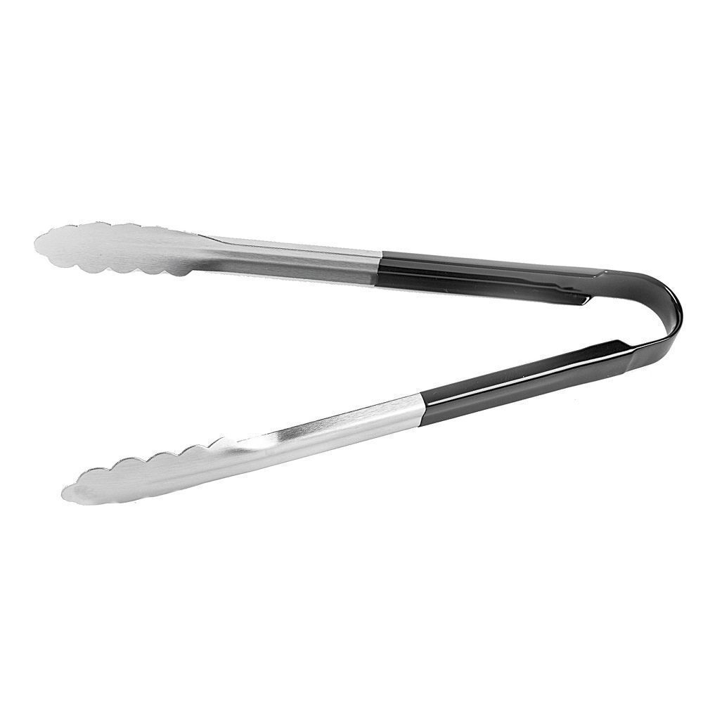Щипцы с черной ручкой 300 мм, P.L. Proff Cuisine SS-FTC-300-BK