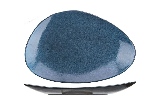 Тарелка «Млечный путь голубой» фарфор ,H=45,L=370,B=250мм голуб.,черный ФРФ88806464