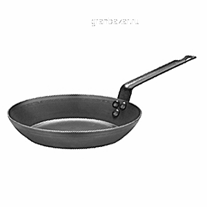 Сковорода; белая сталь; D=400,H=65,L=695мм; серый Paderno 11714-40