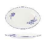 Блюдо овальное Sea Flower 252х159 мм h15 мм P.L. Proff Cuisine NY-YQA4767B-OP-M-10X6 [1]