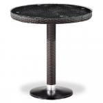 Плетеный стол из искусственного ротанга T504T-W2390-D70 Brown