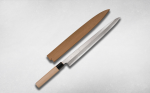 Нож для суши и сашими Янагиба с дер. чехлом, 330 мм., сталь/дерево, 16222C Masahiro