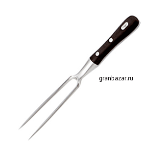 Вилка д/мяса; сталь нерж.; L=130мм; металлич.,черный Paderno 18230-13