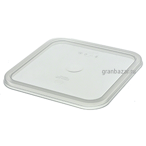 Крышка д/контейнера; полиэтилен; 7.6л; L=21.5,B=21.5см; прозр. Cambro SFC6