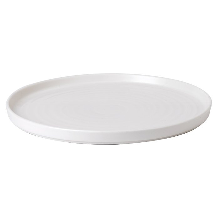 Тарелка мелкая CHEFS Walled с прямым бортом Vellum d260мм h20мм White полуматовый Churchill WHVMWP261