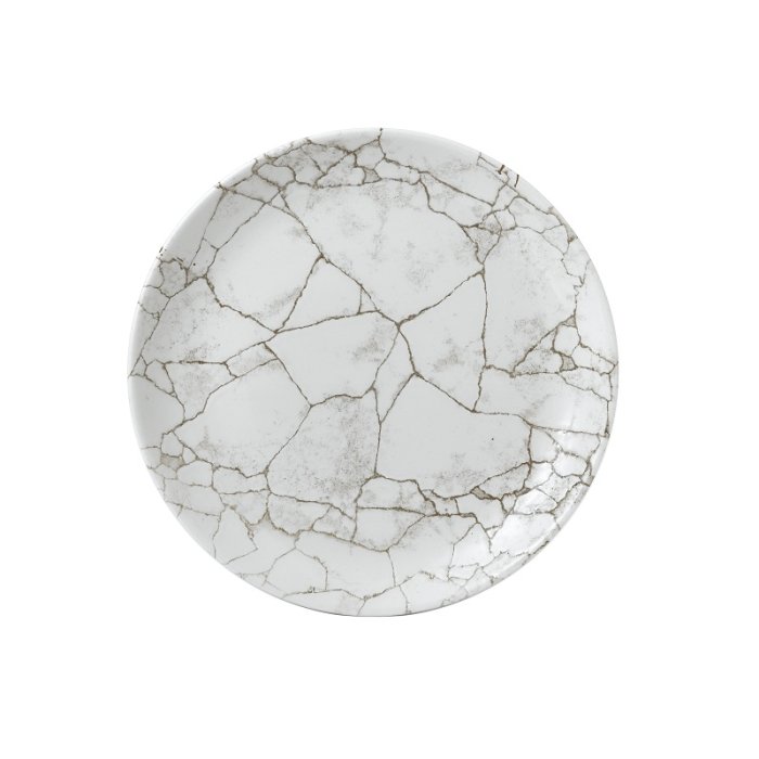 Тарелка мелкая без борта Studio Prints Kintsugi 288мм Agate Grey Churchill  KTAGEV111