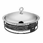 Блюдо для подачи с крышкой Fresh 12.24 8 л d 455 мм h250 мм нерж. P.L Proff Cuisine DCD 9261 SS