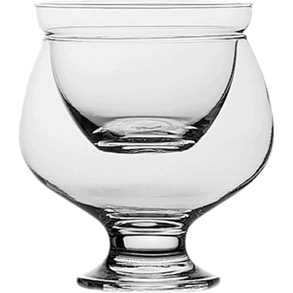 Креманка с икорницей д/краб.кокт.; стекло; 260мл; D=92,H=114мм; прозр. Pasabahce 97370