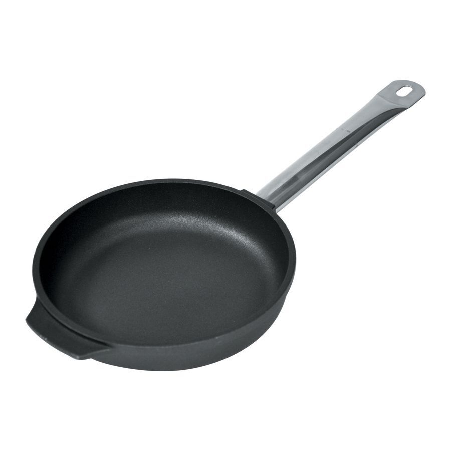 Сковорода d 240 мм, h 55 мм, литой алюминий, тефлоновое покрытие, индукция, P.L. Proff Cuisine 92001501 / 6 шт