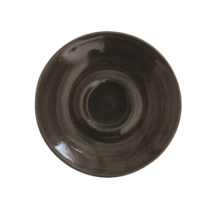 Блюдце Monochrome 118мм Iron Black CHURCHILL MOIBESS1