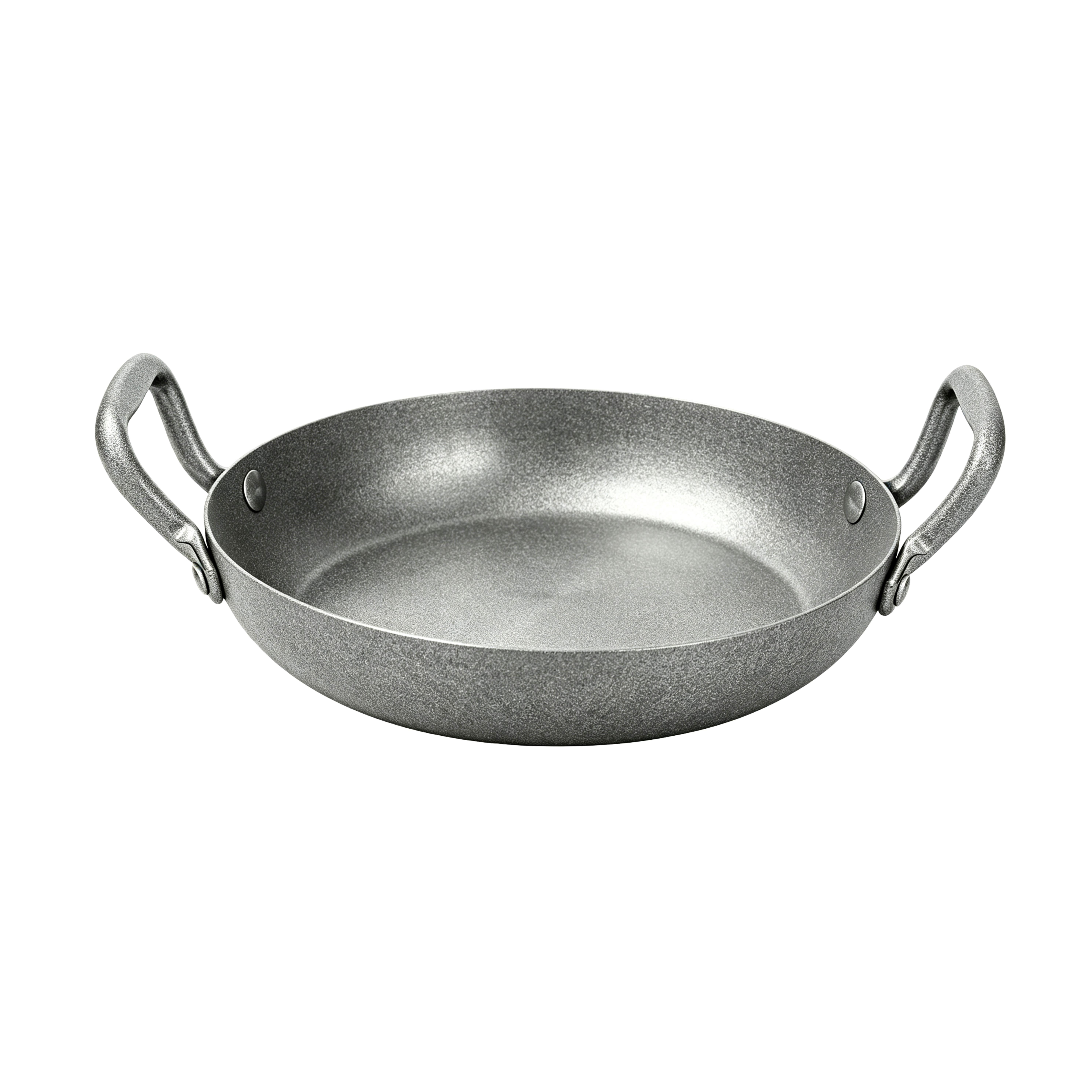 Сковорода круглая с 2 ручками Antique Metal d 220 мм h 40 мм, нерж. сталь Casa di Fortuna
