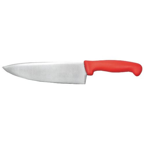 Нож поварской PRO-Line 200 мм красная ручка P.L. Proff Cuisine LB-X56B