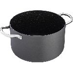 Кастрюля «Уитфорд» без крышки алюм.литой, сталь нерж. 8л D=260, H=160 мм граф., черный Prohotel AL11