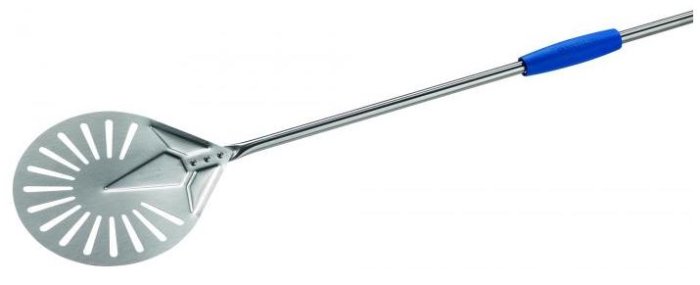 Лопата для пиццы поворотная перфорир. d=20 см. l=75 см. нерж. Azzurra Gimetal /1/ I-20F/75