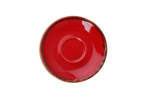 Блюдце для кофейной чашки RED фарфор, d 120 мм, h 19 мм, красный Seasons Porland 122112 красный