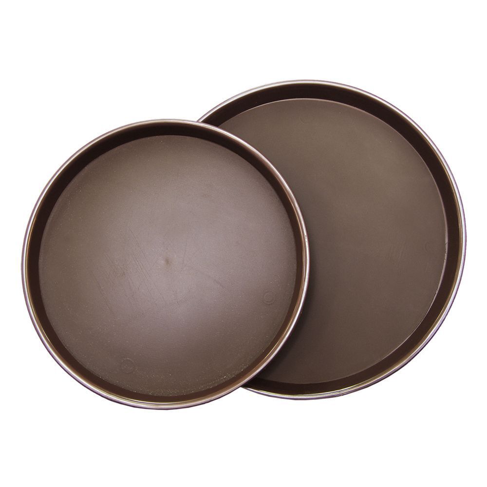 Поднос прорезиненный коричневый 400 мм, пластик, P.L. Proff Cuisine - BarWare 1600CT- BROWN