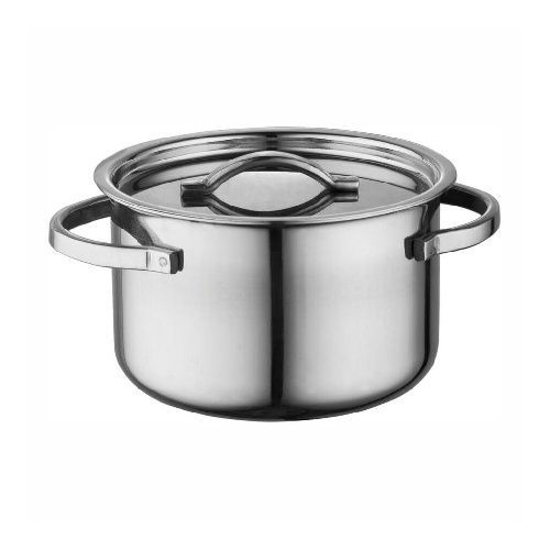 Кастрюля для подачи 90/68 мм h60 мм 240 мл круглая с крышкой нерж. P.L. Proff Cuisine MC 1001/S