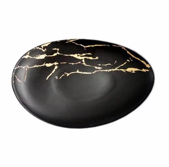 Тарелка Black Gold 300*190 мм, P.L. Proff Cuisine
