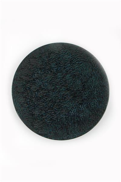 Тарелка плоская MOSS фарфор, d 270 мм, h 24 мм, тёмно-зелёный Porland 187827 MOSS
