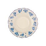 Блюдце «Фиори» фарфор D=155,H=20мм слон.кость,синий KunstWerk 11706F03540-XB/03025349