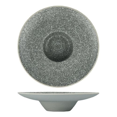 Тарелка глубокая для пасты Glossy Stone Untouched Taiga 200 мл 223х51 мм глазурь P.L. Proff Cuisine 16-228 GSB-STONE