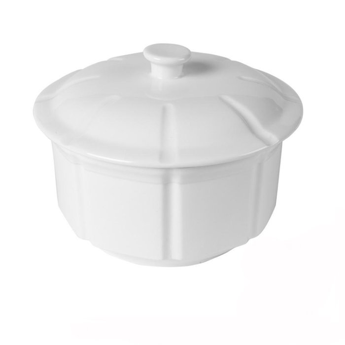 Супница фарфор CAMEO Imperial white с крышкой 1540мл d195 мм h130 мм 210-374