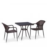 Комплект плетеной мебели из искусственного ротанга T282BNT/Y35-W2390 Brown 2Pcs