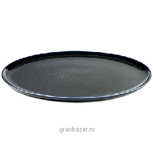Тарелка; керамика; D=26см; синий Serax B5116156