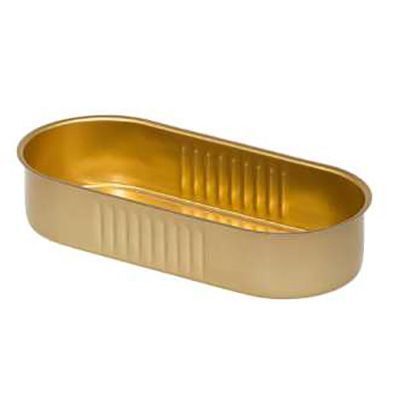 Жестяная банка для подачи овальная 70х155 мм. h-20 мм. P.L. Proff Cuisine №19 А