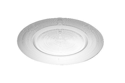Тарелка Circle d 330 мм h 23 мм, стекло, прозрачная, ArdaCam