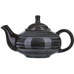 Чайник «Маренго»; керамика; 0, 7л; L=22, 5см; черный, серый Борисовская Керамика МАР00011600