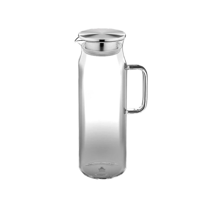 Кувшин Thermo Glass 1,5 л. с крышкой + сетка нерж Wilmax /1/18/ 888210