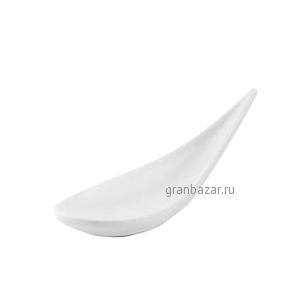 Ложка д/комплимента; пластик; H=4.5,L=14.5,B=4.5см; белый APS 84140