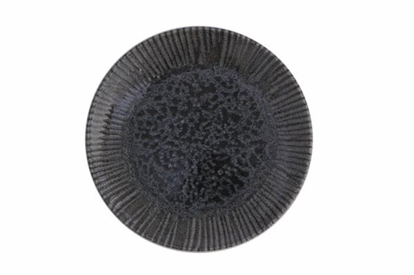 Тарелка мелкая без борта IRIS GREY фарфор, d 250 мм, h 30 мм, серый Porland 187625 IRIS GREY