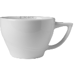 Чашка чайная «Атлантис»; фарфор; 200мл; D=10,H=7,L=13.5,B=10см; белый Lilien Austria ATL0620