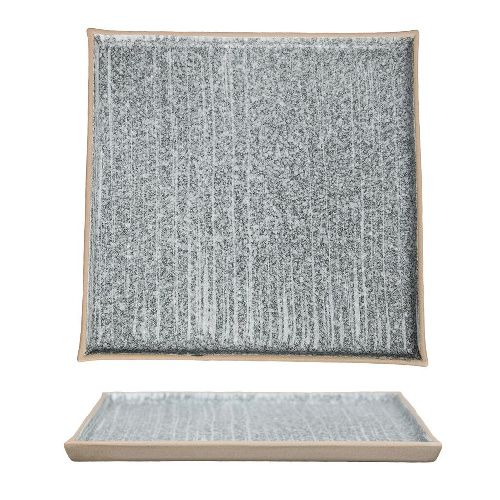 Тарелка Stone Untouched Taiga 240х240 мм h13 мм квадратная P.L. Proff Cuisine 16-179 STONE B / К=18ШТ [1]