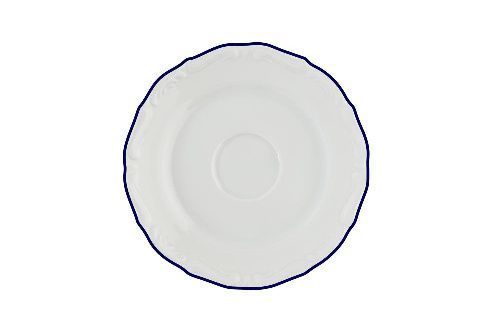 Блюдце MARIA BLUE 120 мм, кант синий Porland