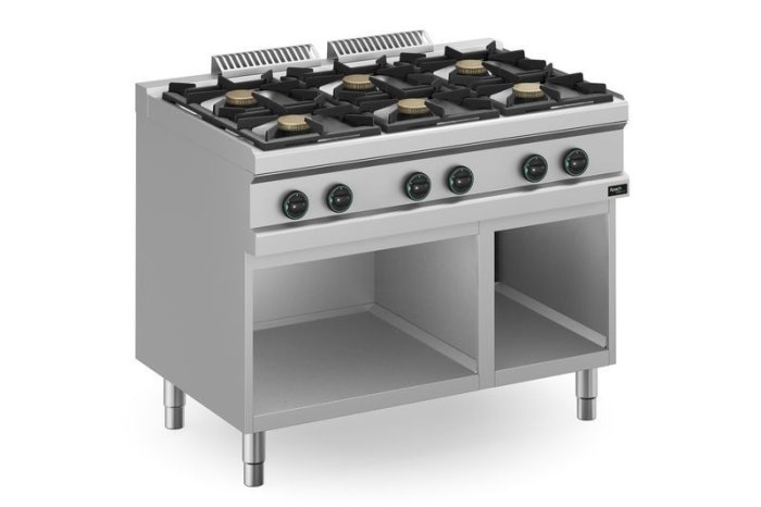 Плита 6 конфорочная 700 сер. APACH APRG-117P/PL