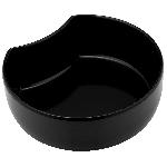 Блюдо для выкладки "Полумесяц" пластик черный D 300мм w 300мм h 100мм DALEBROOK TB5631