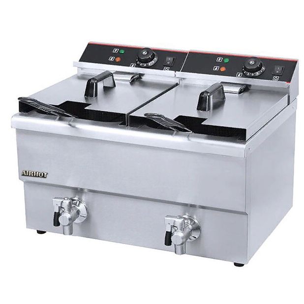 Фритюрница Airhot EF8T+8T с краном уценка