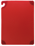 Доска разделочная Saf-T-Grip красный San Jamar CBG121812RD