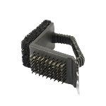 Щетка для гриля 3 в 1 сталь нерж.,полипроп., H=100, L=125, B=60мм черный Prohotel MGBP-8