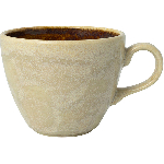 Чашка чайная «Аврора Везувиус Амбер»; фарфор; 228мл; D=90мм; бежев., амбер Steelite 1784 X0021