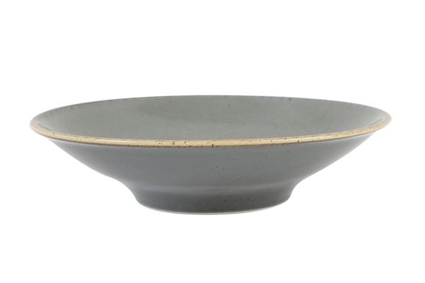 Салатник DARK GREY фарфор, 850 мл, d 260 мм, h 60 мм, серый Porland 368126 темно-серый