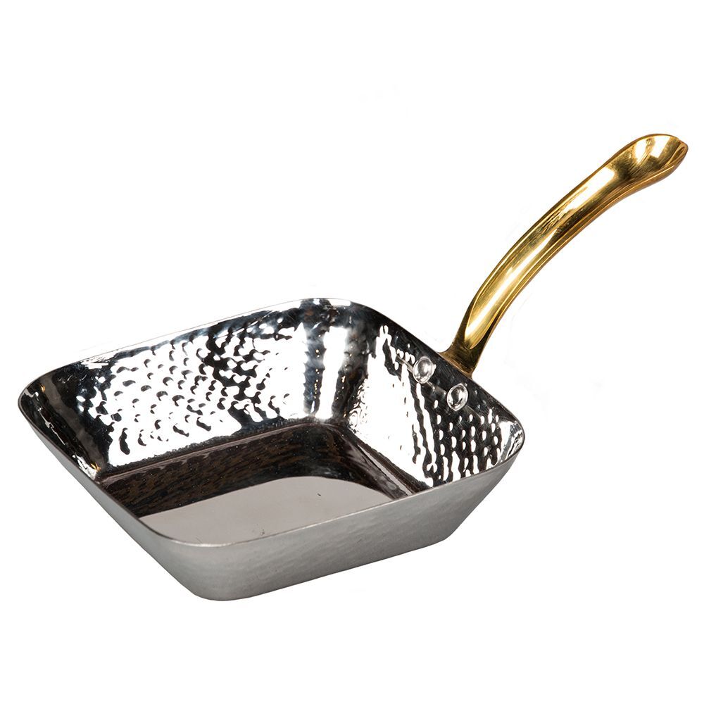 Сковородка порционная с ручкой 170х35 мм, нержавейка, P.L. Proff Cuisine SG-82240(C)
