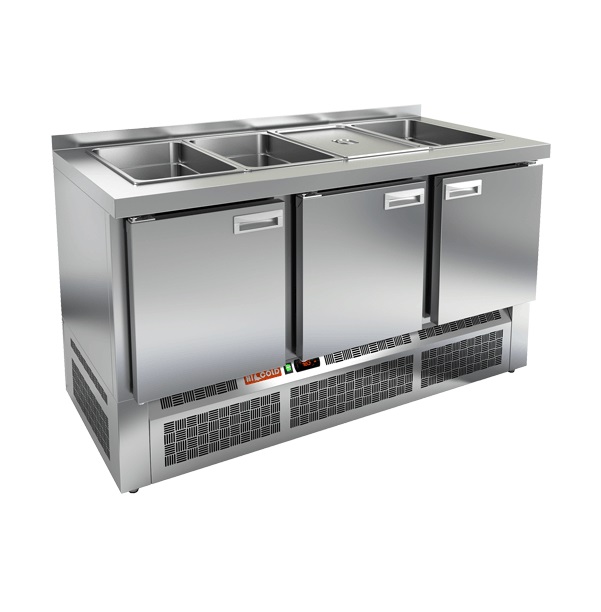 Стол холодильный для салатов (Саладетта) Hicold SLE3-111GN (без крышки)