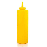 Бутылка для соусов  250 мл., пластик, цвет желтый, Henry Food SBY-08