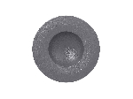 Тарелка глубокая NeoFusion Stone круглая D=230 мм., 220 мл, фарфор, серый, RAK NFGDDP23GY