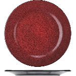 Тарелка «Млечный путь красный»; фарфор; D=260мм; красный, черный Борисовская Керамика ФРФ88800160